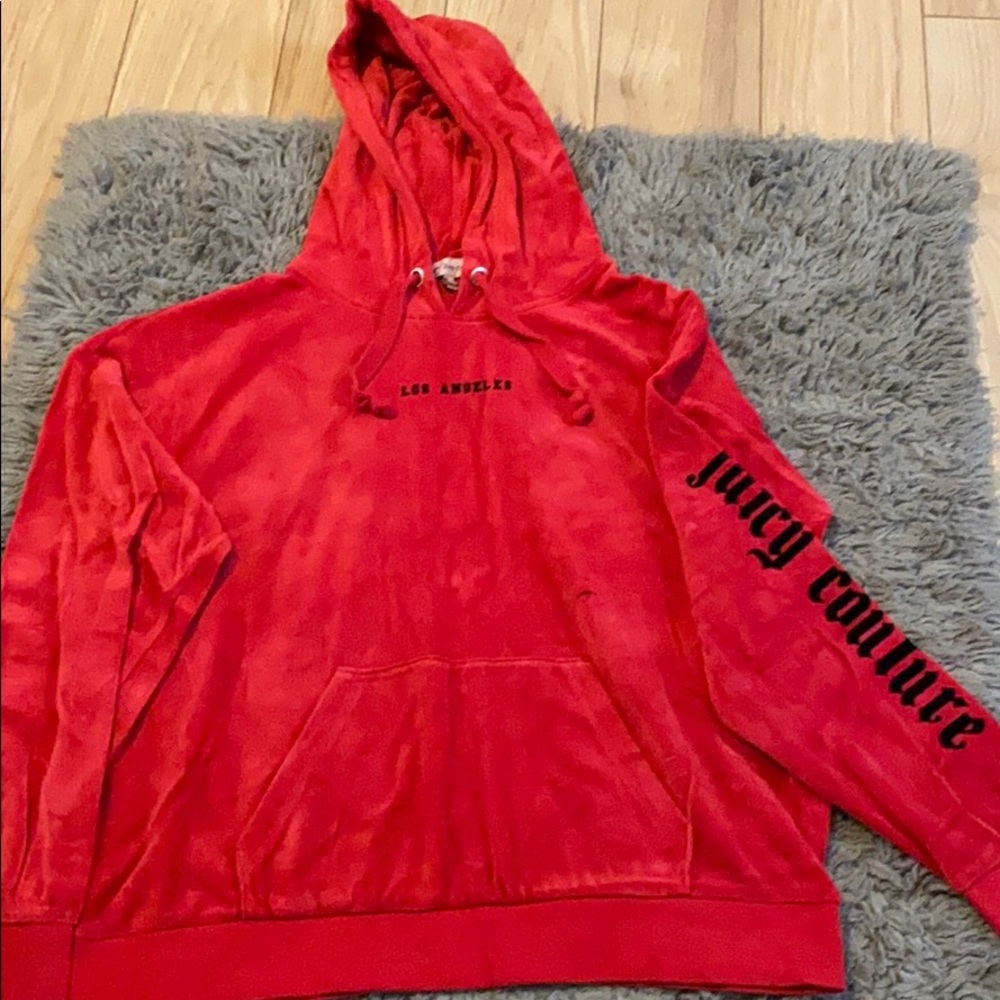 Juicy Couture velvet sweater size :  Large